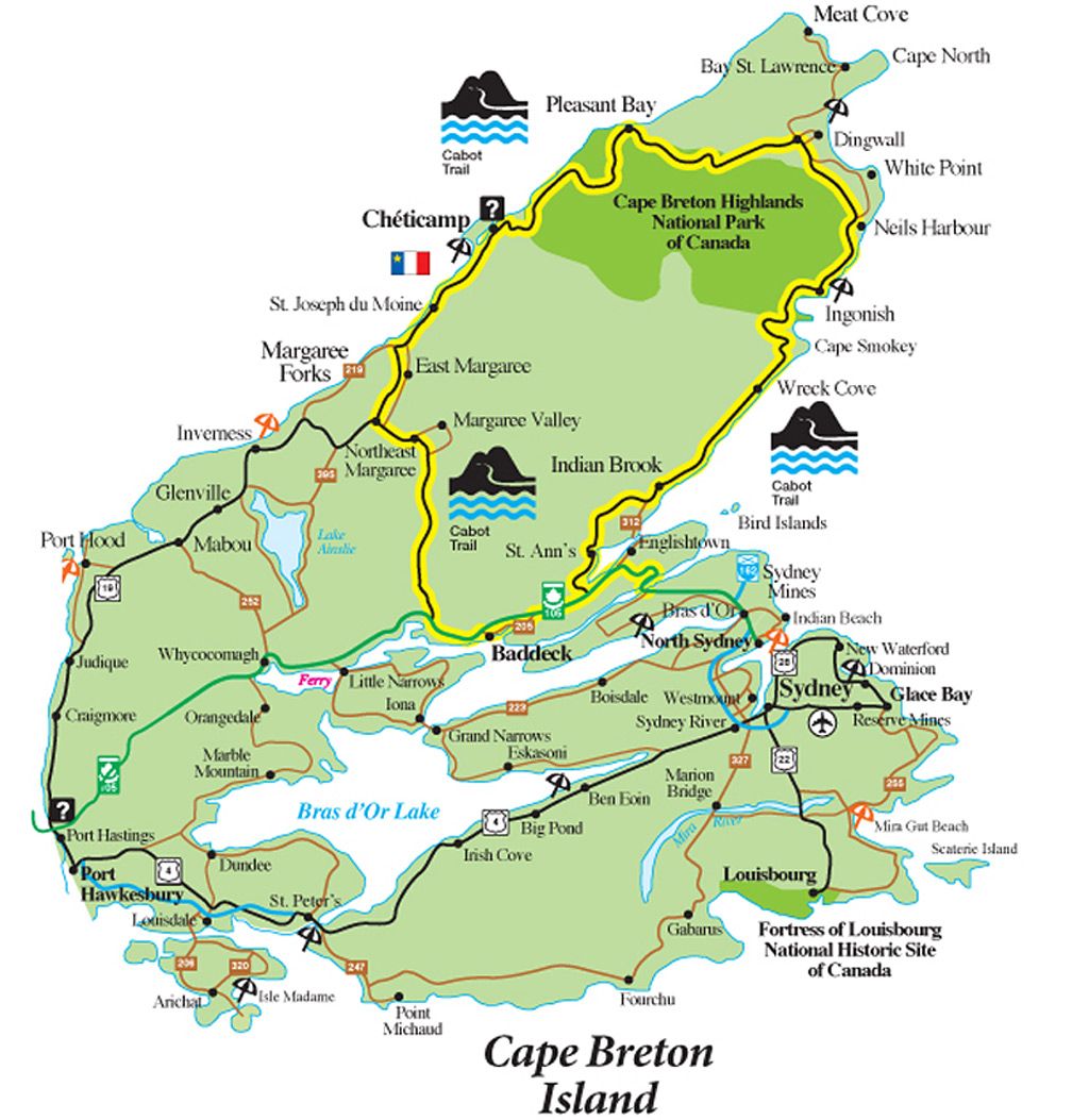 cape breton Map