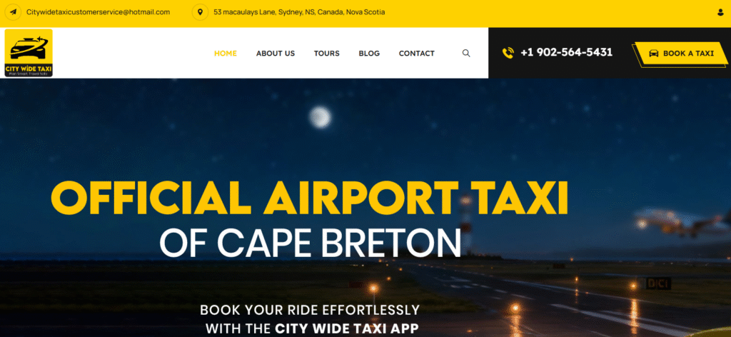 City Wide Taxi Sydney NS | Reliable Rides in Cape Breton 9 City Wide Taxi